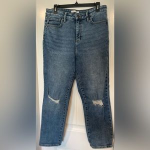 Lauren Conrad Straight leg High waisted jean size 12